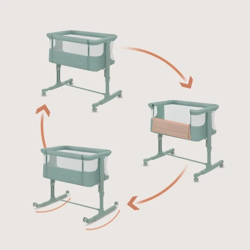 Patuț pentru copii 3 in 1 Lionelo Aurora Green Sage cumpăra în Chișinau