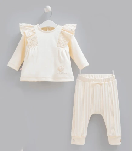 Комплект из 2 штук Caramell Very Nice Beige & Ivory (6-9М) купить в Кишиневе