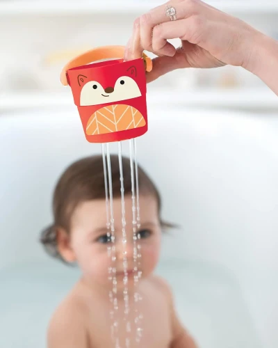 Игрушки для ванны Skip Hop Multi Zoo Stack & Pour, 5 шт. купить в Кишиневе