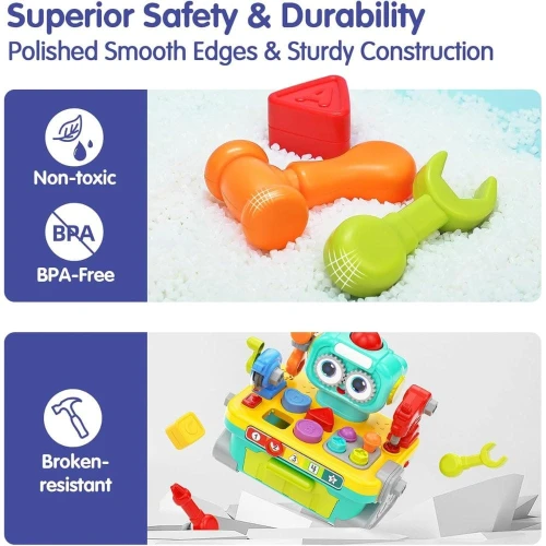 Jucărie interactivă Hola Toys 9 in 1 Robot Workbench cumpăra în Chișinau