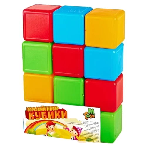 Cuburi M-Toys Colorate, 12 buc. cumpăra în Chișinau