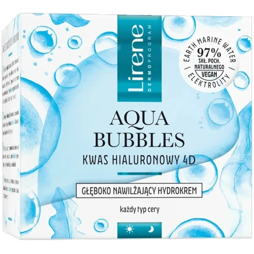 Крем для лица Lirene Aqua Bubbles Hyaluronic Acid 4D, 50 мл купить в Кишиневе