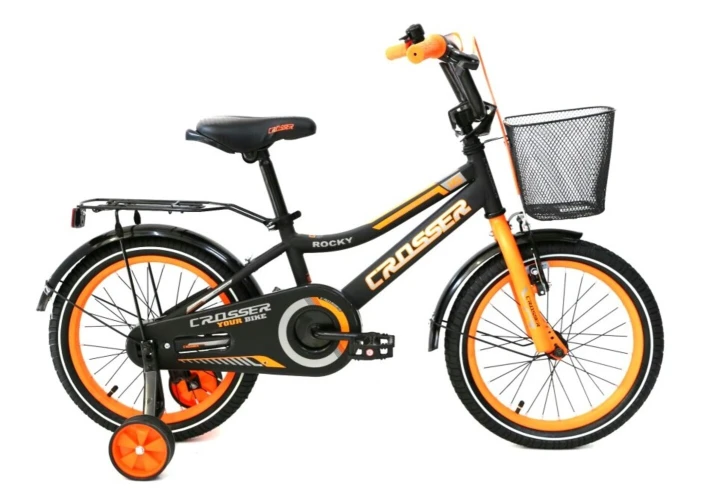 Bicicleta Crosser C13 Black & Orange, roți 16 cumpăra în Chișinau