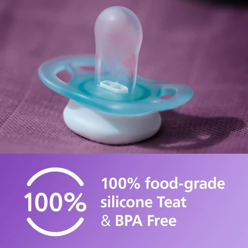 Suzeta ortodontică din silicon Philips Avent Start Green&Blue (0-2 luni), 2 buc. cumpăra în Chișinau