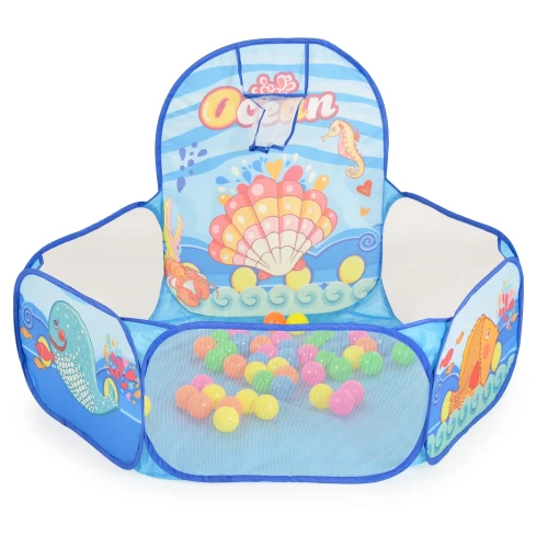 Коврик для детей Moni Ocean 50 balls Blue, 120x120x75 см купить в Кишиневе