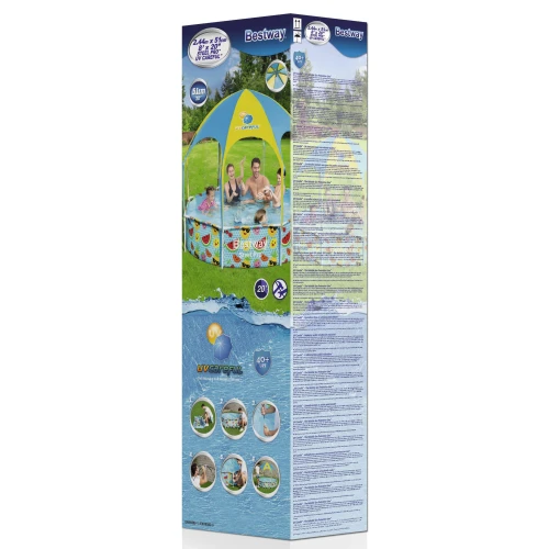 Bazin pentru copii Bestway Steel Pro Splash in Shade, 1688 litri cumpăra în Chișinau