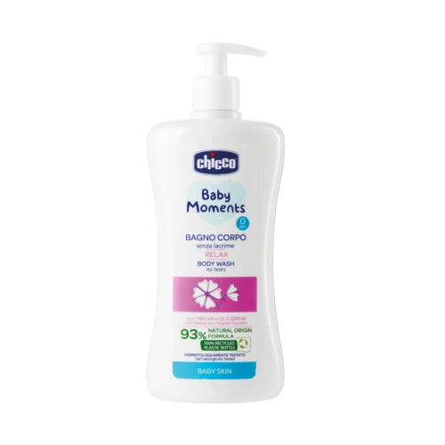 Детский гель и пена для душа Chicco Baby Moments Relax, 500 мл купить в Кишиневе