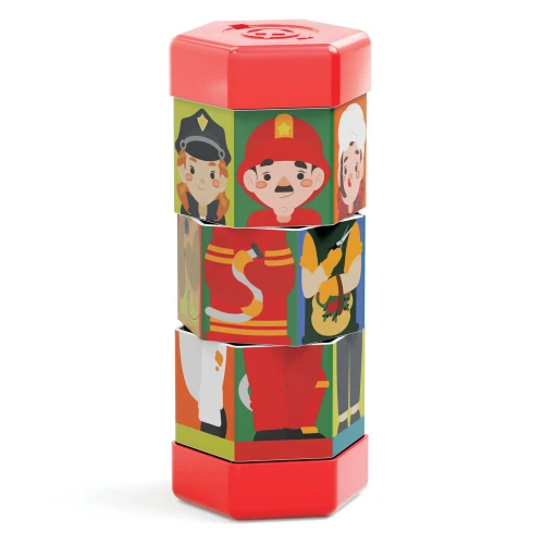 Puzzle educativ Quercetti Tubo Mix & Match Characters, 10 elemente cumpăra în Chișinau