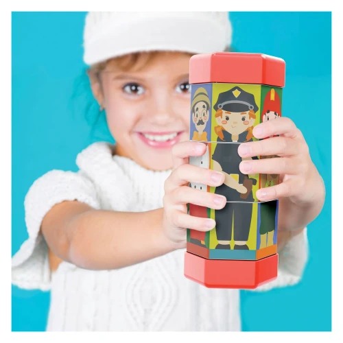 Puzzle educativ Quercetti Tubo Mix & Match Characters, 10 elemente cumpăra în Chișinau
