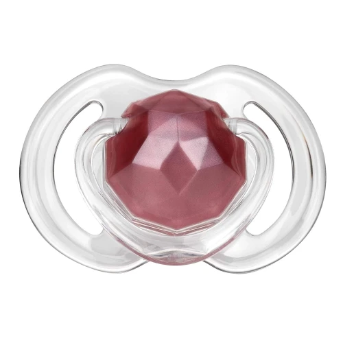 Пустышка круглая силиконовая Nuby Tritan Little Gems 0-6 мес купить в Кишиневе