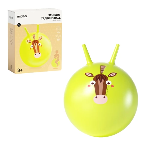 Minge senzorială de sărit Mideer „Calul Goofy”, 40 cm, cu pompă cumpăra în Chișinau