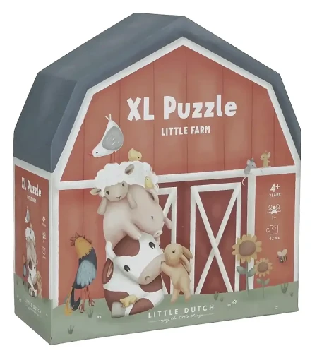 Пазл Little Dutch XL Little Farm, 42 элемента купить в Кишиневе