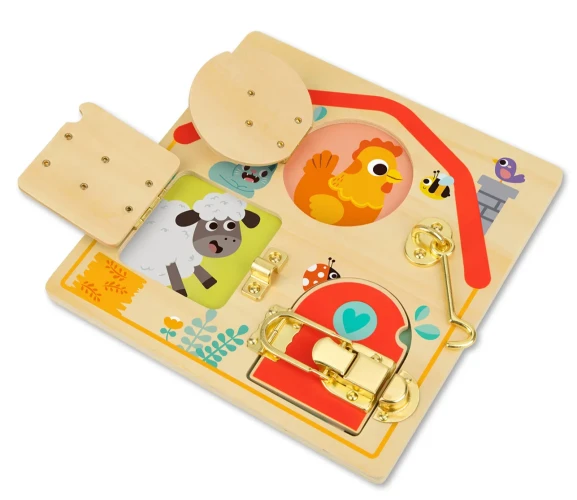 Бизиборд Tooky Toy Latches купить в Кишиневе