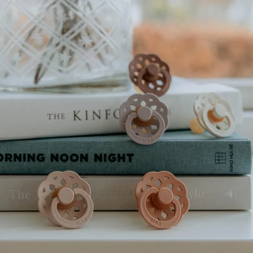 Круглые латексные соски Bibs Boheme Dark Oak & Blush (6-18 мес.), 2 шт. купить в Кишиневе