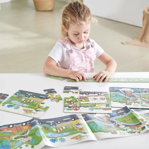 Puzzle Hape 4 în 1 Operațiunea de salvare, 71 elemente cumpăra în Chișinau