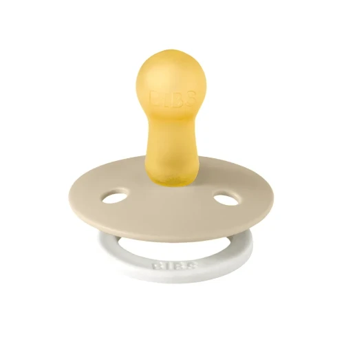 Пустышка круглая латексная Bibs Glow Vanilla Премиальная упаковка, 0-6 мес. купить в Кишиневе