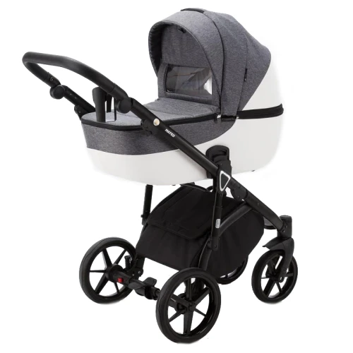 Коляска 3 в 1 Adamex Bibione Grey White купить в Кишиневе
