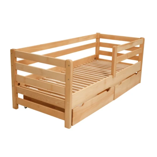 Детская кровать Goydalka Aurora Натуральный с ящиком, 160x80 cм купить в Кишиневе