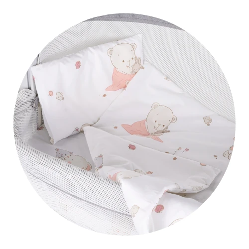 Set de lenjerie pentru leagăn Chipolino Iepuraș, 4 piese cumpăra în Chișinau