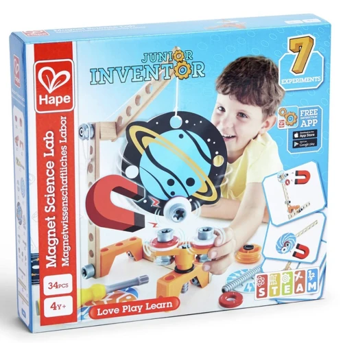 Set construcție Hape Magnet Science Lab, 34 elemente cumpăra în Chișinau