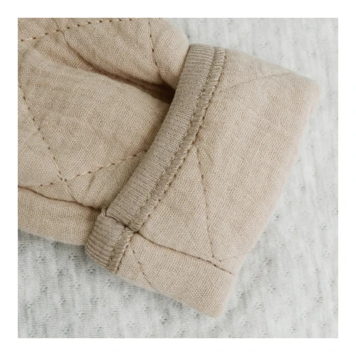 Комбинезон с капюшоном для малыша Minikin Muslin, стёганый муслин, капучино, р.62 купить в Кишиневе