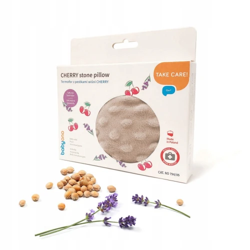 Подушка от колик с вишневыми косточками Babyono Beige купить в Кишиневе