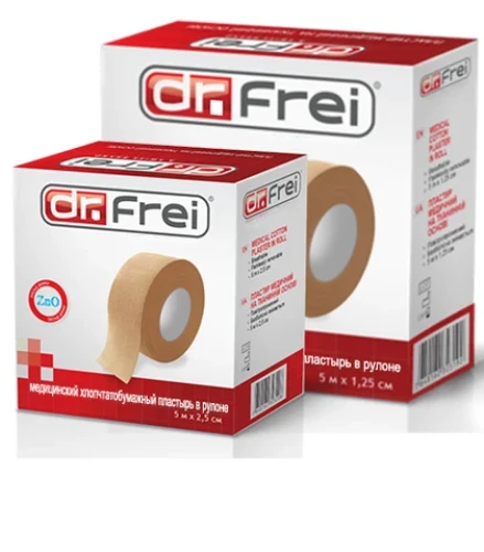 Эмпластырь Dr. Frei Cotton, 5 м × 2,5 см, 1 шт. купить в Кишиневе