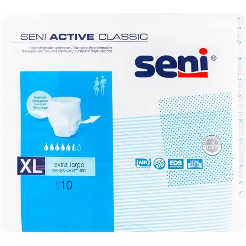 Scutece-chilotei pentru adulti Seni Active Classic, marimea XL, 10 buc. cumpăra în Chișinau