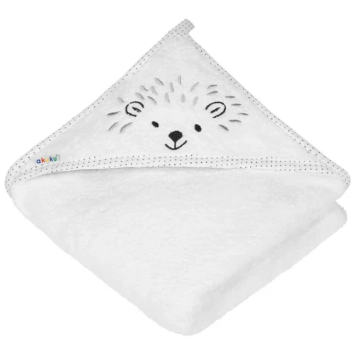 Банное полотенце Akuku Hedgehog White, 100x100 см купить в Кишиневе
