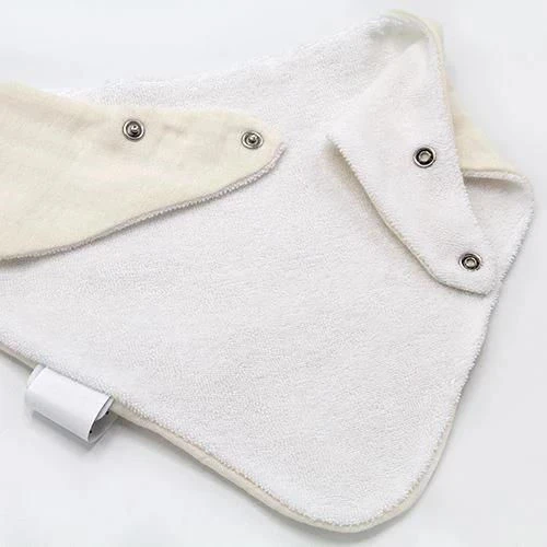 Set bavetă cu două fețe și jucărie dentiție BabyJem, Ecru cumpăra în Chișinau