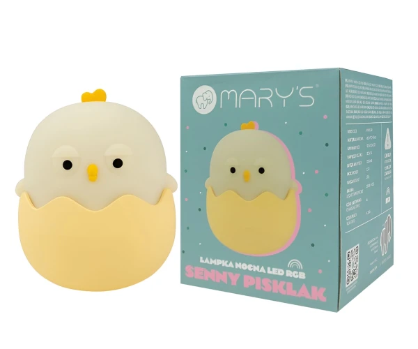 Lampă de noapte Marys Sleepy Chick White & Yellow cumpăra în Chișinau