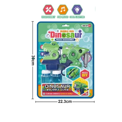 Генератор мыльных пузырей-конструктор Essa Toys Динозавр-пистолет купить в Кишиневе