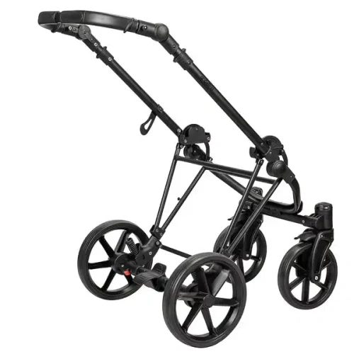 Carucior 2/1 Angelina Enigma Premium Eco Leather Black cumpăra în Chișinau