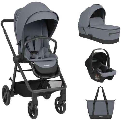 Carucior 3 in 1 KikkaBoo Mia Grey cumpăra în Chișinau