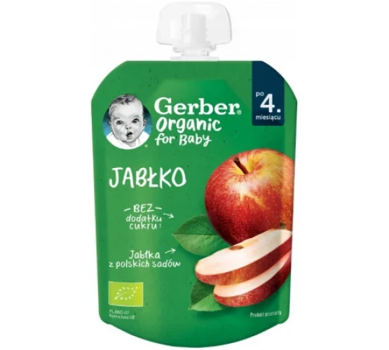 Пюре Gerber Organic Яблоко (4 мес+), 80 г купить в Кишиневе
