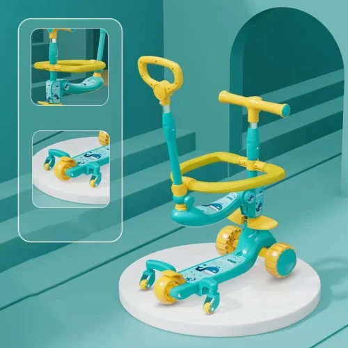 Trotinetă Riki Turquoise/Pink/Blue cumpăra în Chișinau