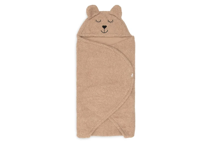 Pătură pentru înfășat Jollein Bear Boucle Biscuit, 100x105 cm cumpăra în Chișinau