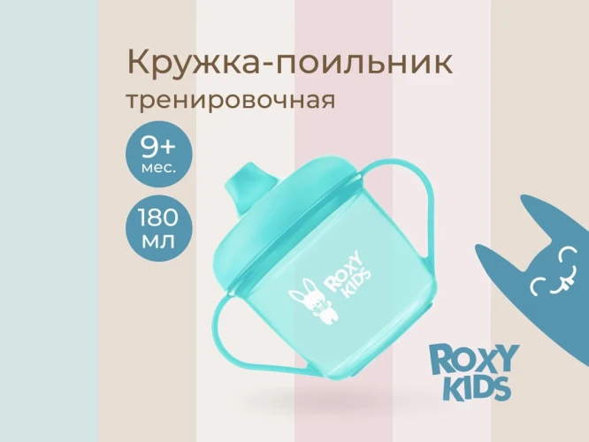 Поильник-непроливайка Roxy Kids Mint (9 мес.+), 180 мл купить в Кишиневе