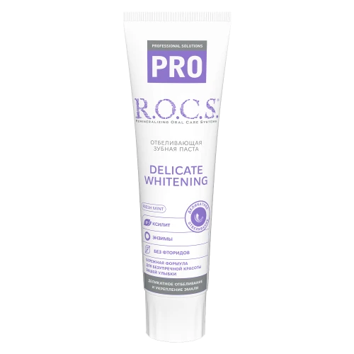 Зубная паста R.O.C.S. PRO Деликатное отбеливание Fresh mint (12 лет +) купить в Кишиневе