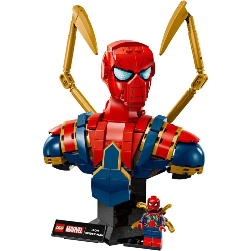 Конструкторы Lego Marvel Iron Spider-Man Bust, 379 элементов купить в Кишиневе