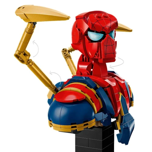 Конструкторы Lego Marvel Iron Spider-Man Bust, 379 элементов купить в Кишиневе