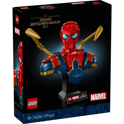 Конструкторы Lego Marvel Iron Spider-Man Bust, 379 элементов купить в Кишиневе