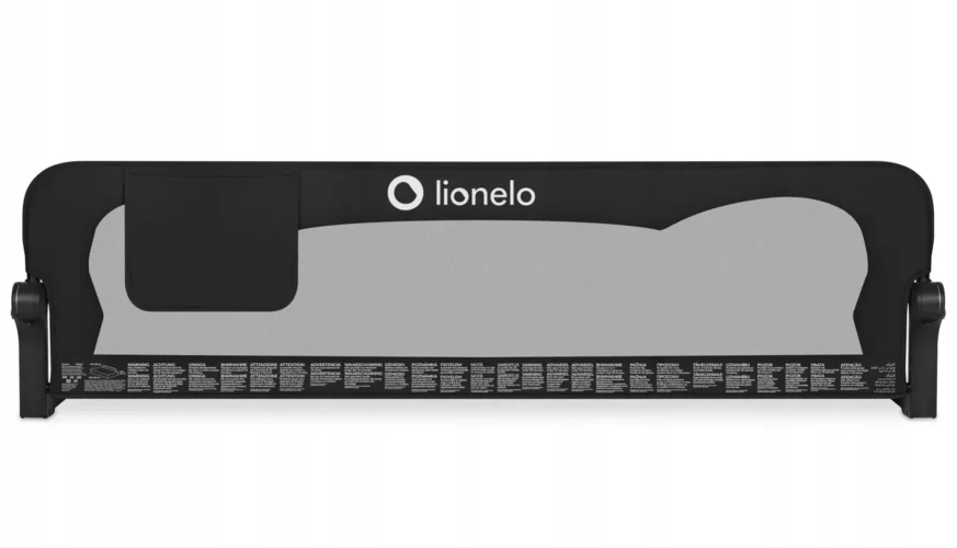 Barieră de protecție pentru pat Lionelo Eva Black Onyx, 150 cm cumpăra în Chișinau