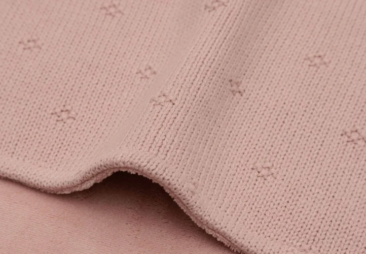 Păturică Jollein Cosy Knit Wild Rose/Velvet, 75x100 cm cumpăra în Chișinau