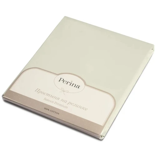 Cearsaf de pat pe elastic Perina Sateen Premium Fistic, 120x60 cm cumpăra în Chișinau