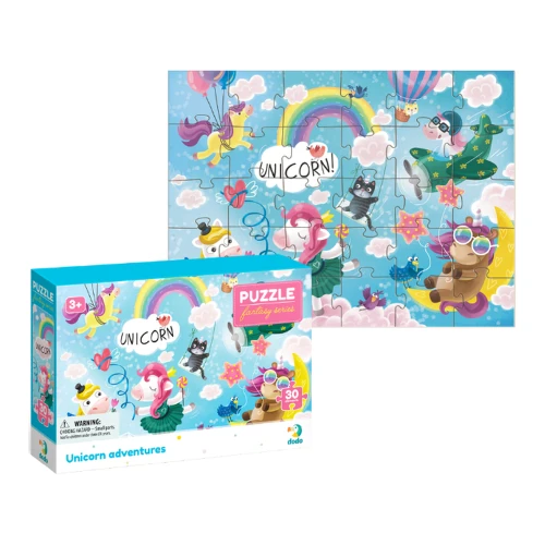 Puzzle Dodo Aventura unicornilor, seria Fantasy, 30 elemente cumpăra în Chișinau