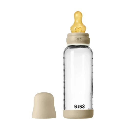 Biberon pentru bebeluși din sticla Bibs Glow Latex Vanilla, 240 ml cumpăra în Chișinau