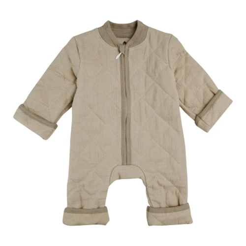 Salopetă matlasată cu fermoar pentru bebeluși Minikin Muslin, cappuccino, m.68 cumpăra în Chișinau