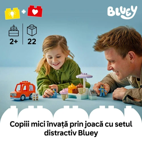 Set construcție Lego Duplo Ice Cream Trip with Bluey, 22 elemente cumpăra în Chișinau