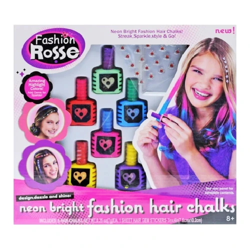 Set creativ de vopsit părul pentru copii Essa Toys Fashion Rosse, 6 crete colorate cumpăra în Chișinau